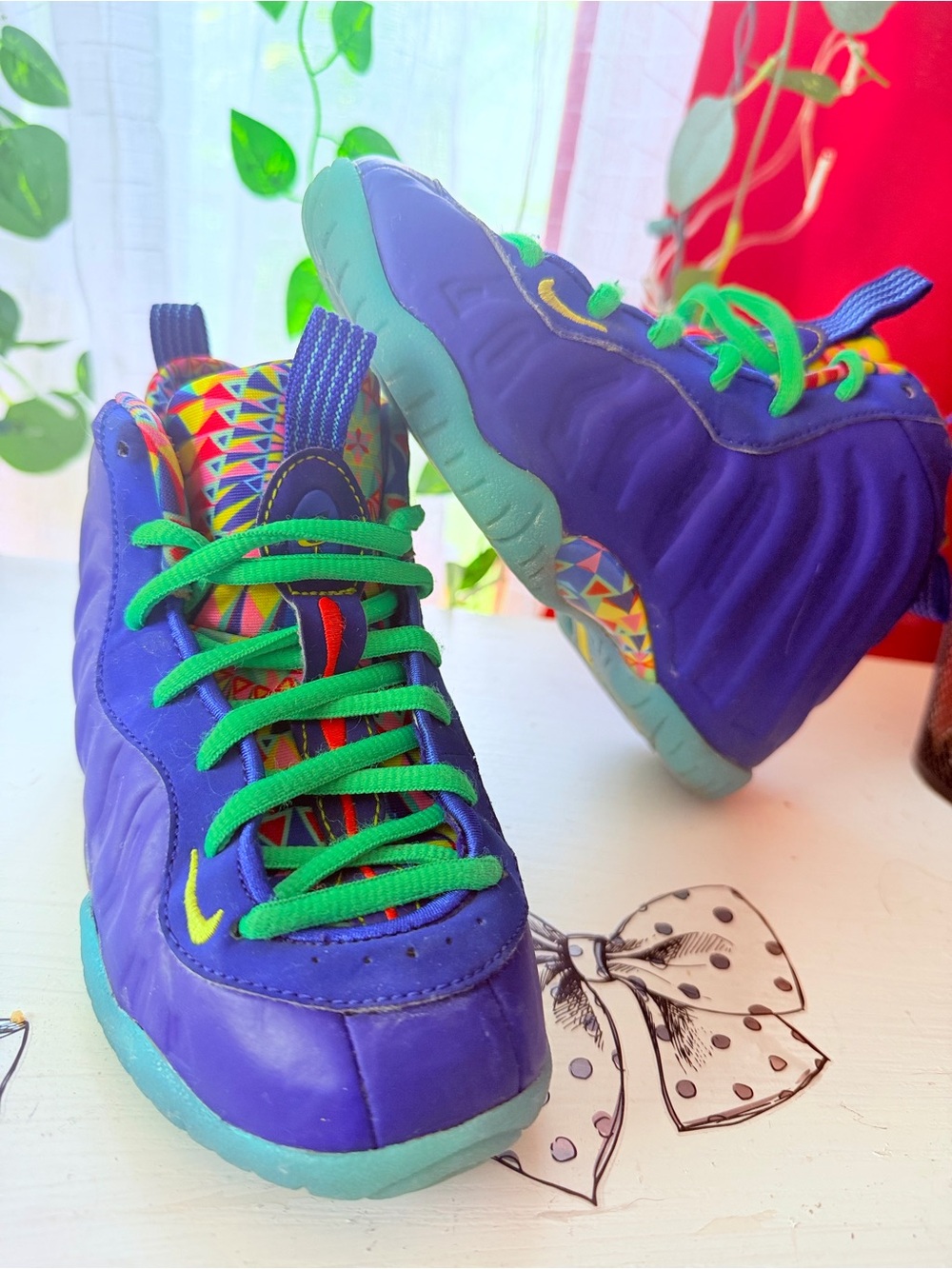 Nike Kids Multicolor Patterned Shoes